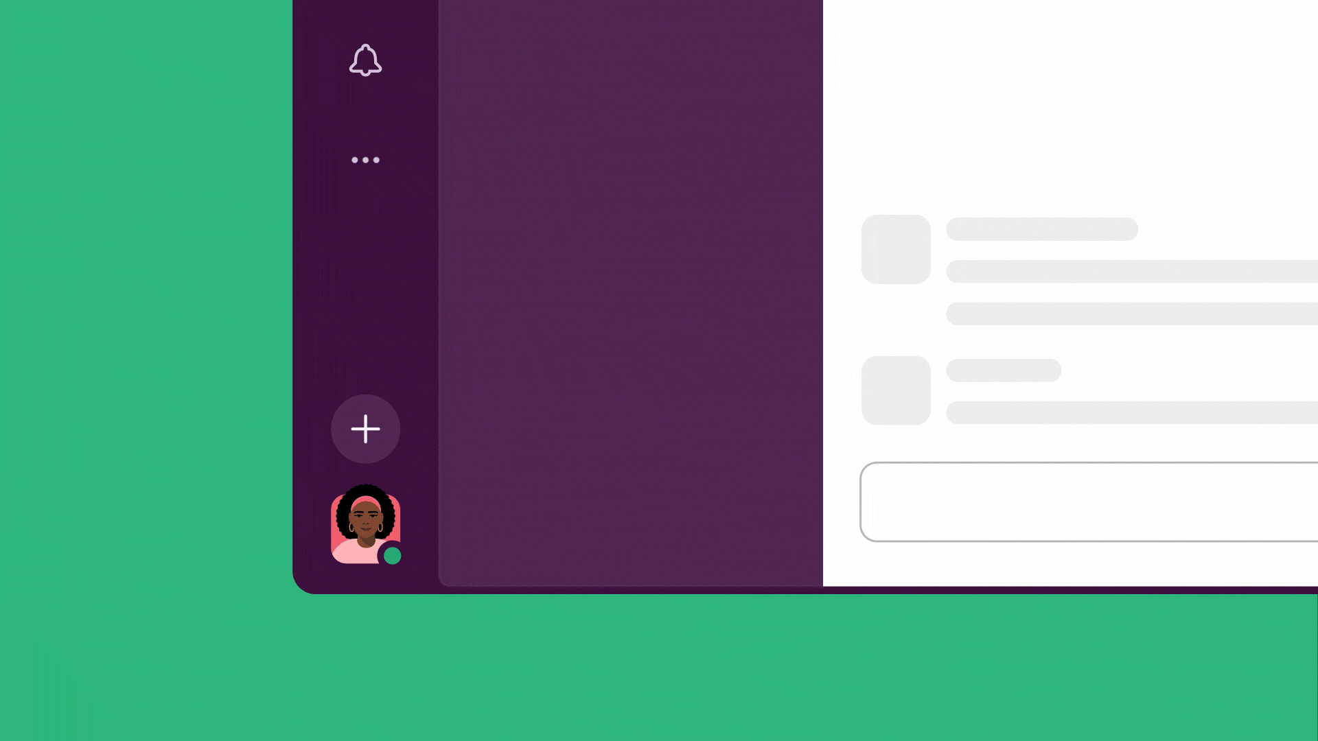 Decorative gif illustrating a Slack connect channel