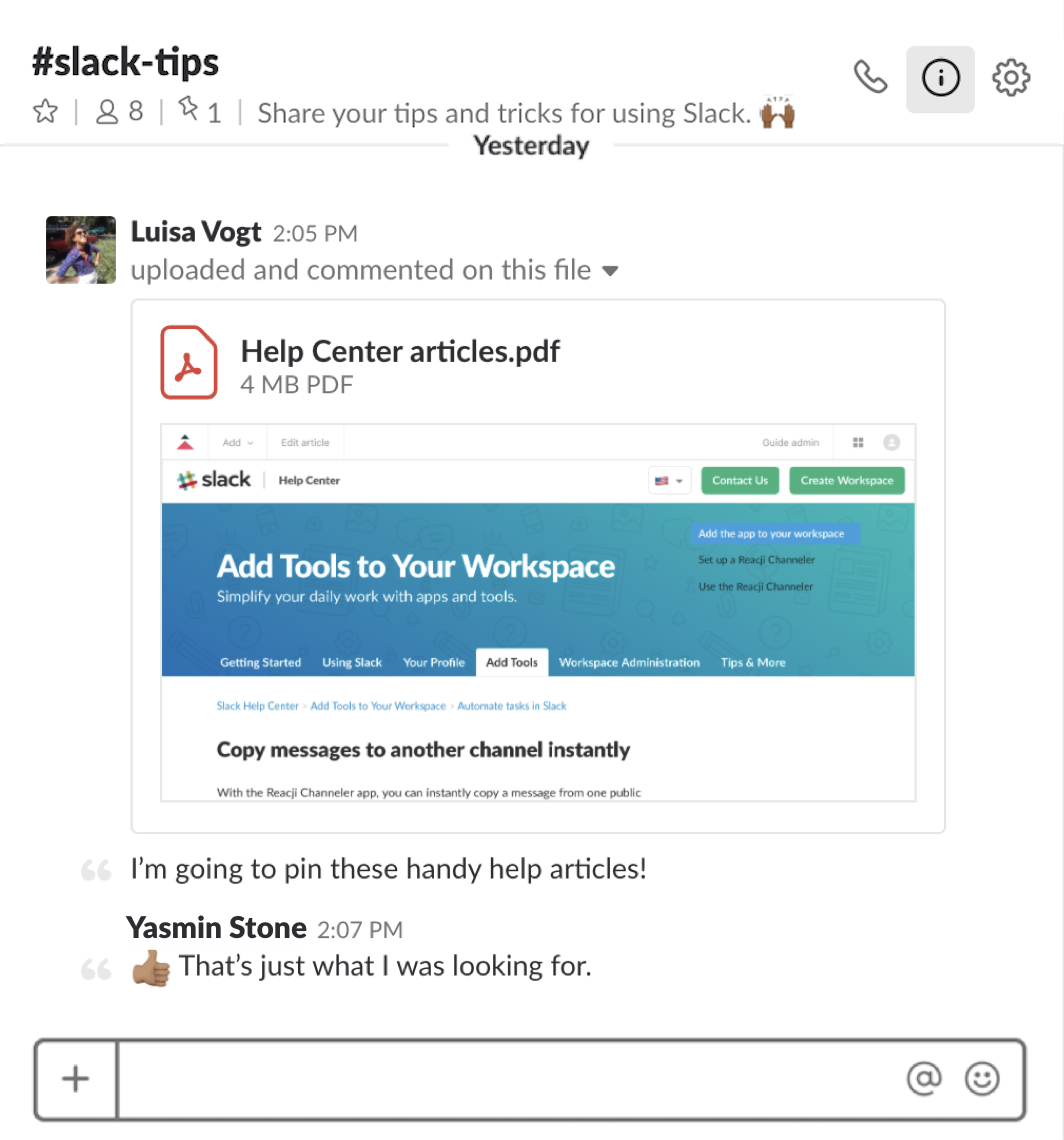 Slack のアップデートと変更 Slack