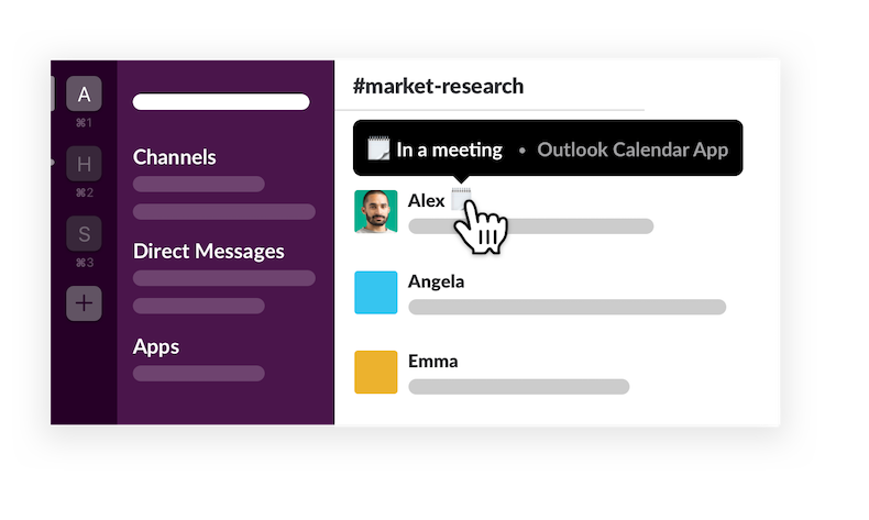 slack status app